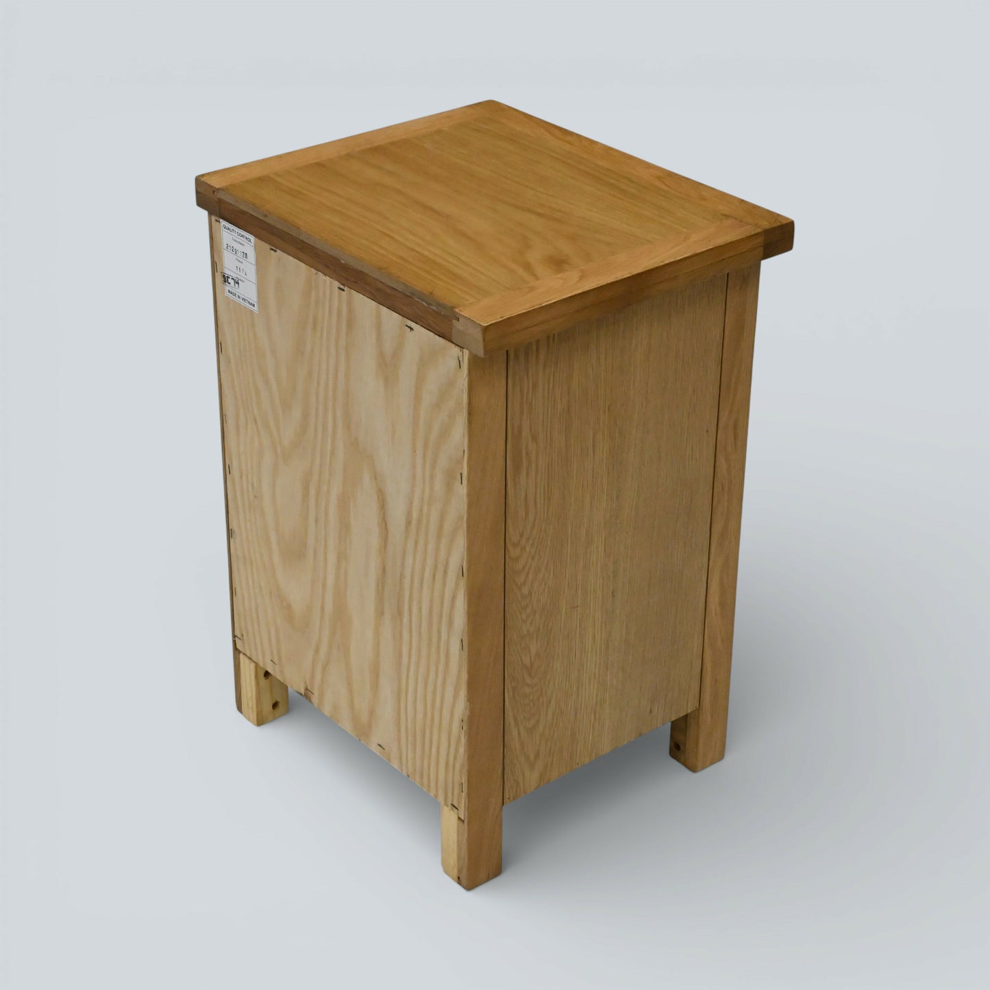 Small Light Oak Chest Of Drawers Bedside 3 Drawers Cabinet FREE UK Delivery*