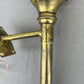 Pair of Wall Lights Antique French Style Lantern Sconces Glass LOT 6478