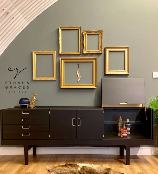 Black & Gold Meredew drinks sideboard