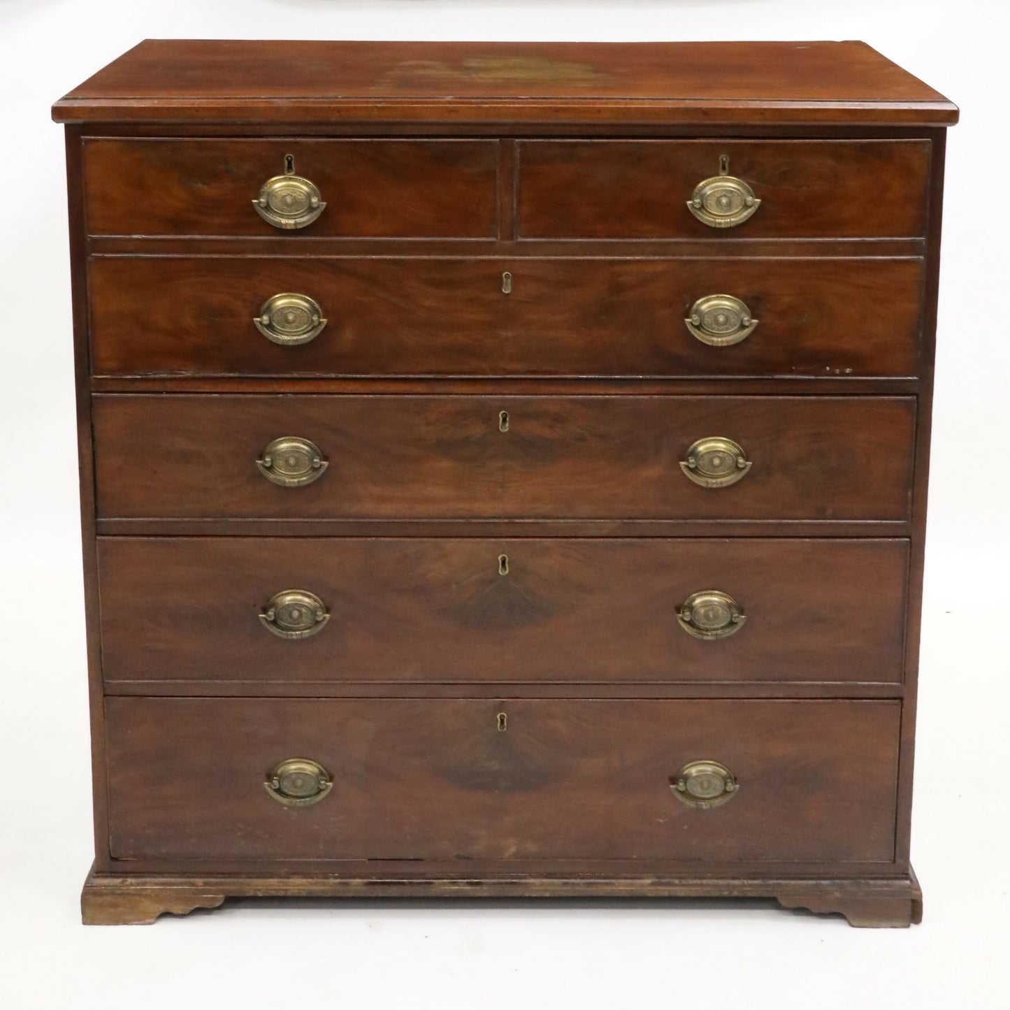 Georgian Mahogany Secretaire Chest of Drawers Fitted Interior FREE UK Delivery. SBR8133/2306C