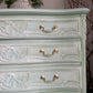 Vintage French Style Chest of Drawers - Hand Painted Mint Green