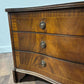 Reproduction Mahogany Serpentine Fronted Three Drawer Chest