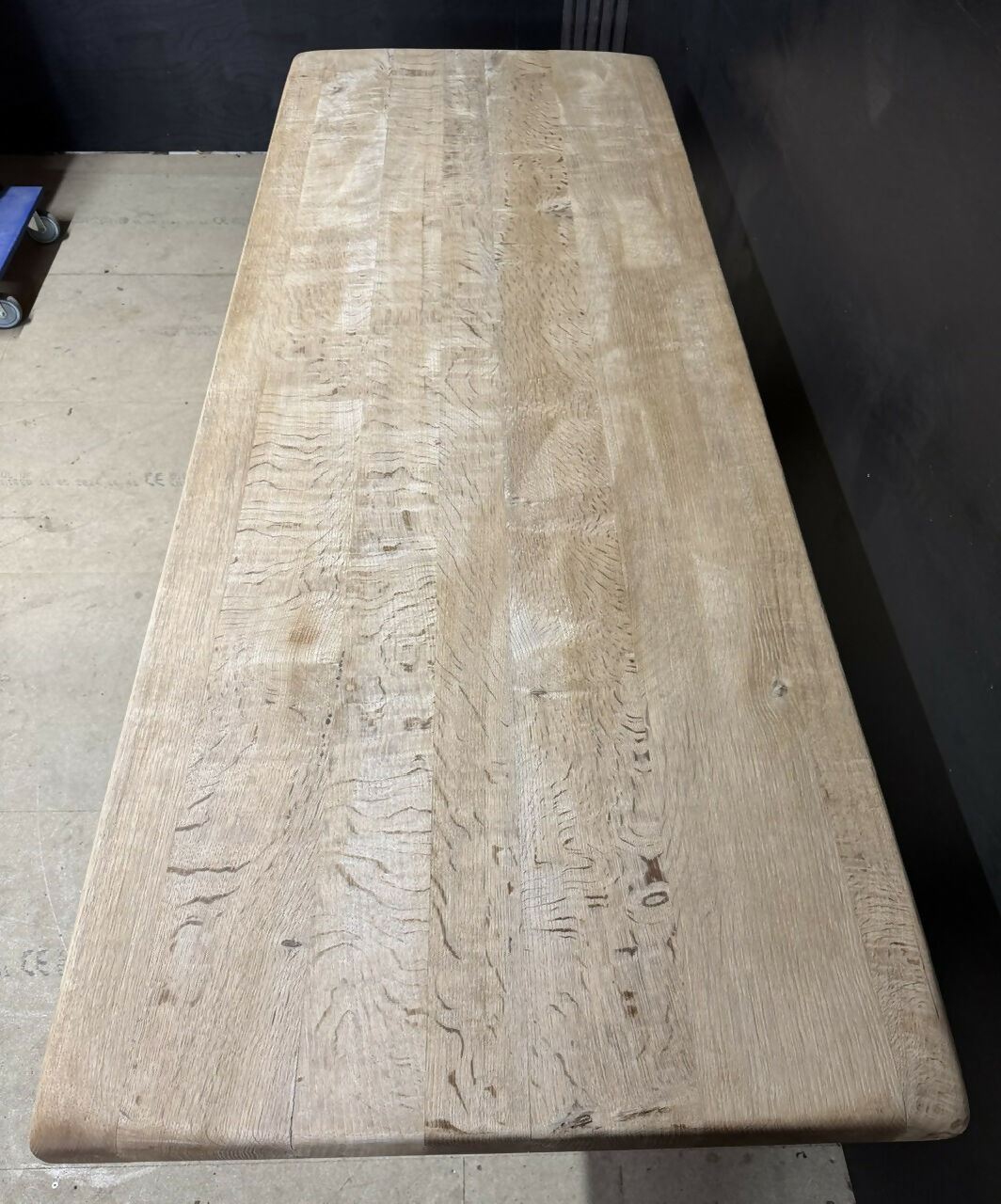 Bleached Oak Farmhouse Dining Table