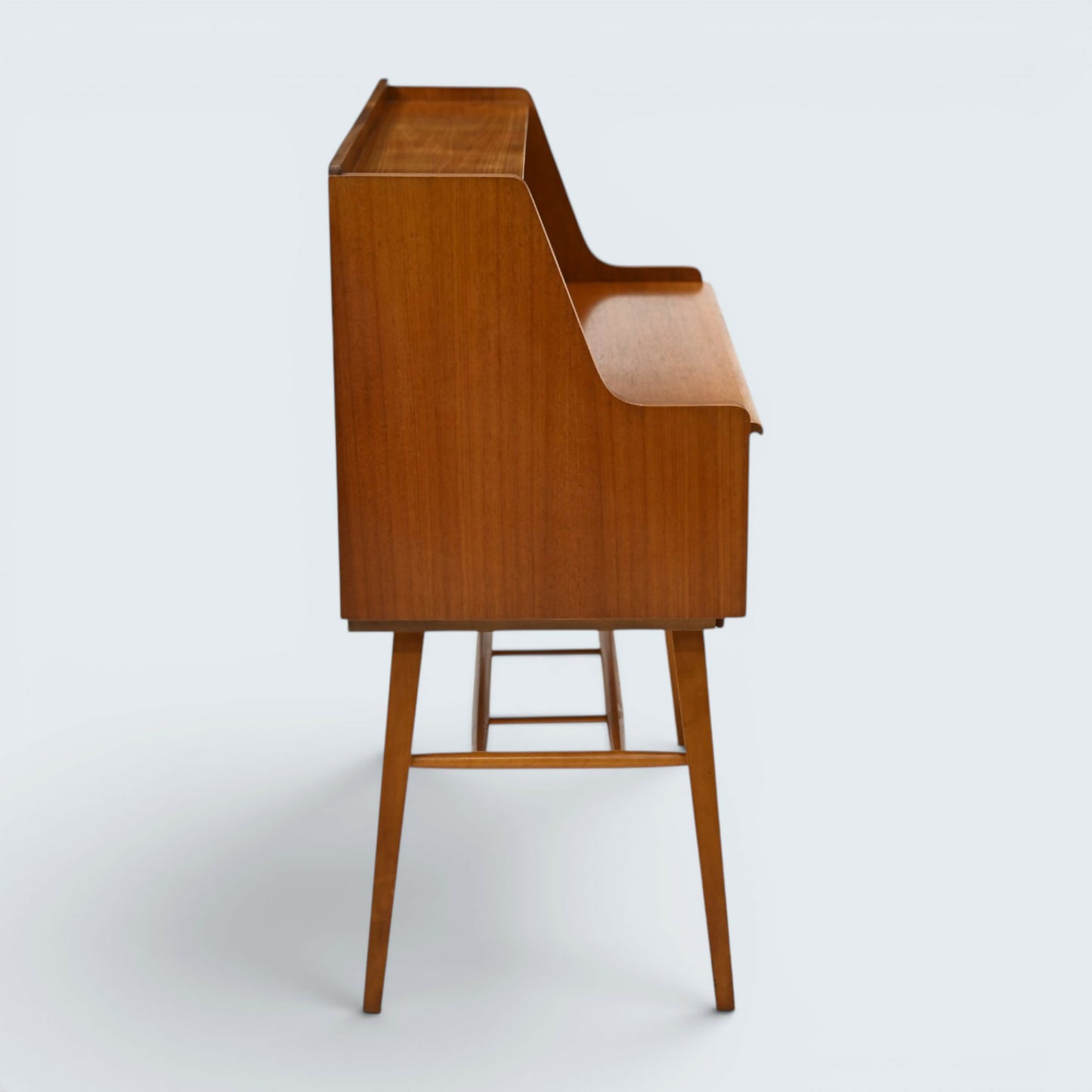 Scandinavian Teak Bureau By AB Broderna Gustafssons 1960s VGC FREE UK Delivery