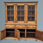 Good Quality Oak Glazed Bookcase