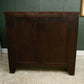 Solid Dark Oak Glazed Bookcase/Display Cabinet with Drawers - Ludwik Styl