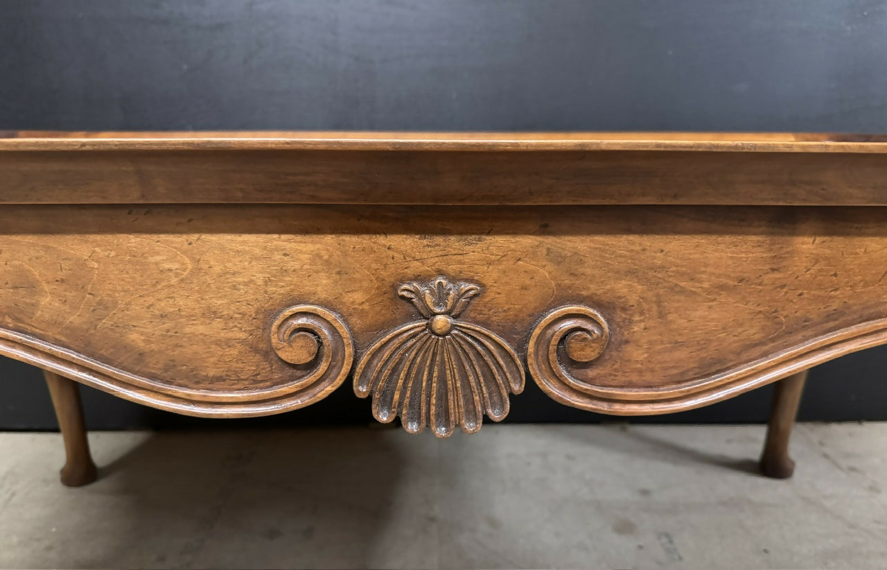 Fine Burr Walnut Coffee Table