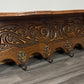 Coat Rack Antique French Style Oak Wall Shelf 6 Hooks Carved Hall Stand LOT 3511