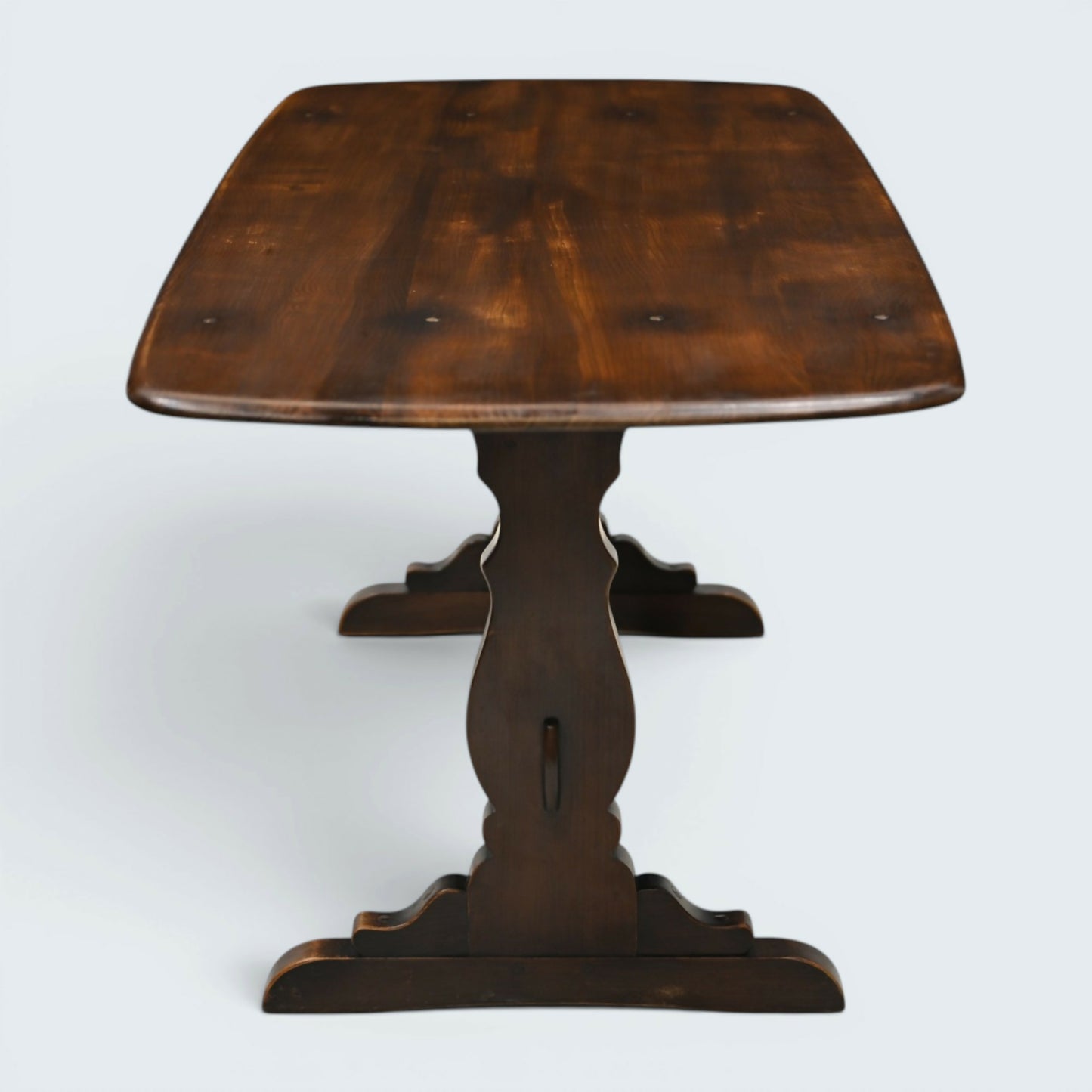 Ercol Refectory Plank Top Dining Table Traditional Finish #155 FREE UK Delivery