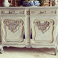 French Grey Vintage Louis XVI Sideboard