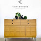 Large Mustard Yellow Nathan Mid Century Drinks Cabinet