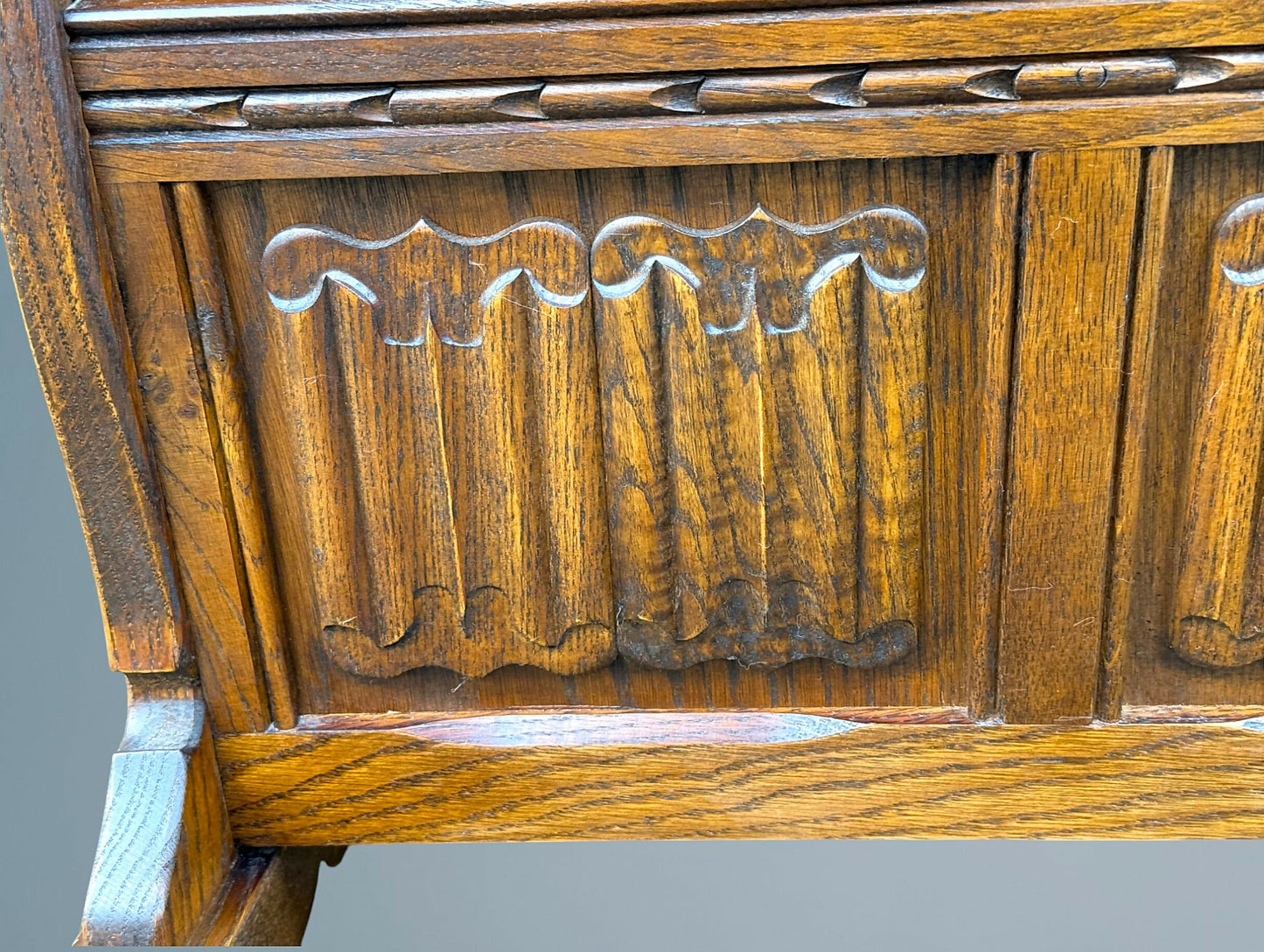 Wood Bros Old Charm Oak Magazine Rack / Table