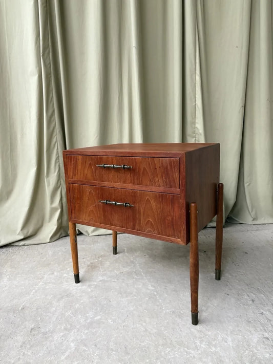 Vintage Mid Century Danish Teak Chest Of Drawers Bedside Scandi Retro R1020