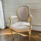 Stunning pair of freshly upholstered Louis XVI antique armchairs