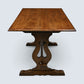 Old Charm Oak Dining Table Light Oak Finish Refectory Plank Top FREE UK Delivery