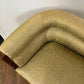 Edwardian Mahogany Upholstered Window Seat / Small Settee