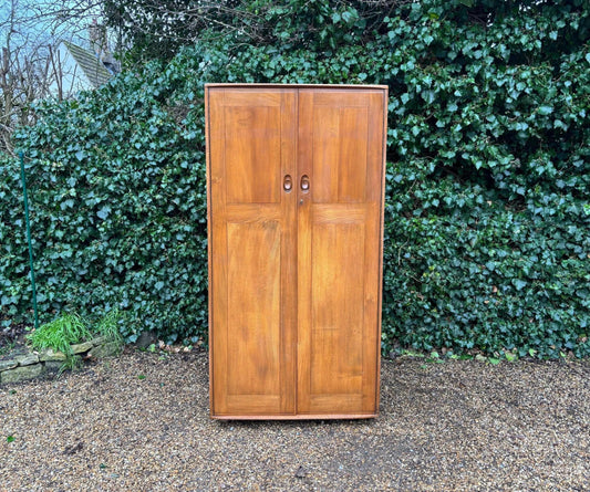 Vintage Mid Century Ercol 480 Two Door Wardrobe