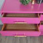Nathan pink retro sideboard,media unit,cocktail cabinet