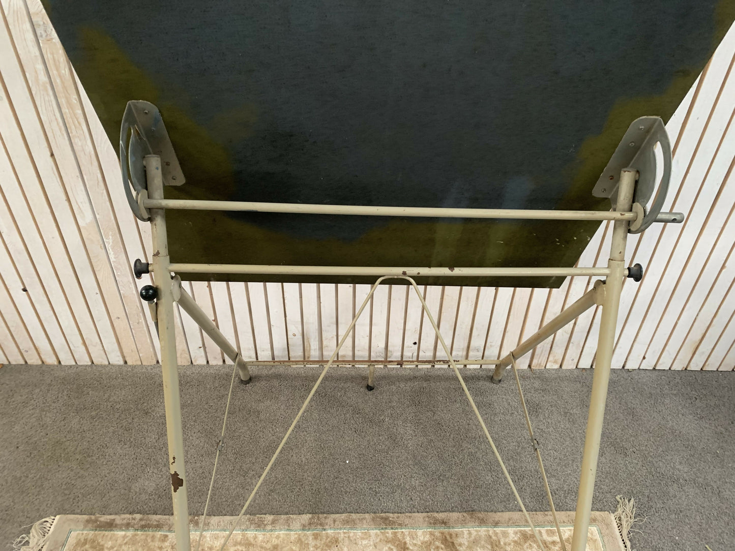 Vintage Architects Drawing Draughtsman Board Industrial Metal Table