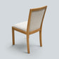 6 Oak Dining Chairs Beige Fleck Upholstery EXC Very Clean FREE UK Delivery*