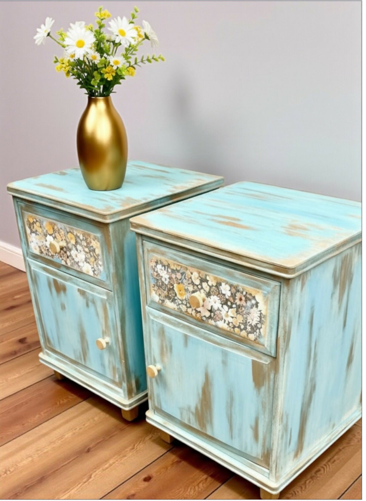 Two bedside cabinets