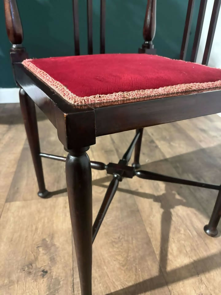 Edwardian Inlaid Mahogany Corner Chair99