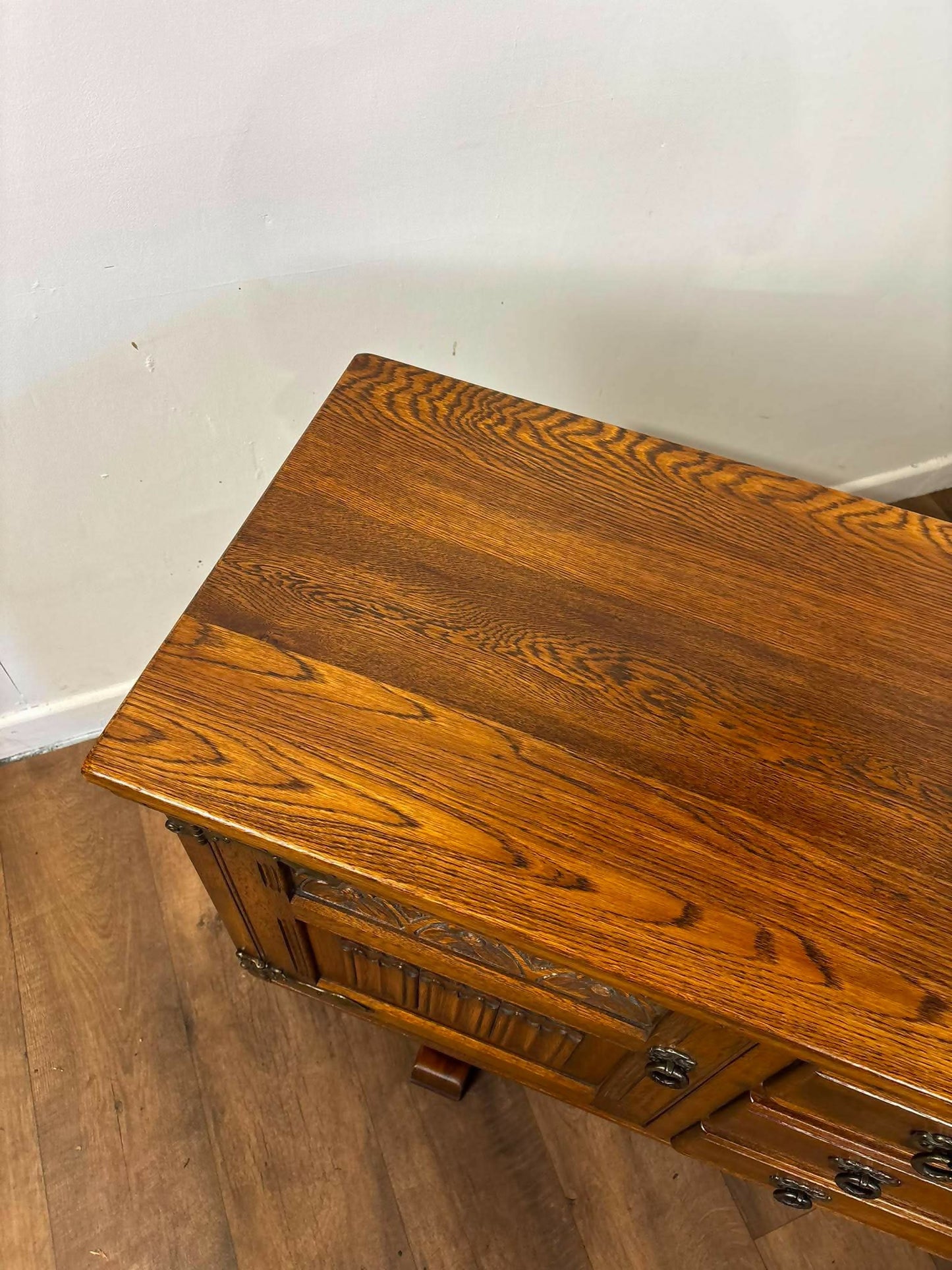 Old Charm Oak Sideboard by Wood Bros