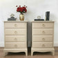 Stag minstrel beige bedside cabinets