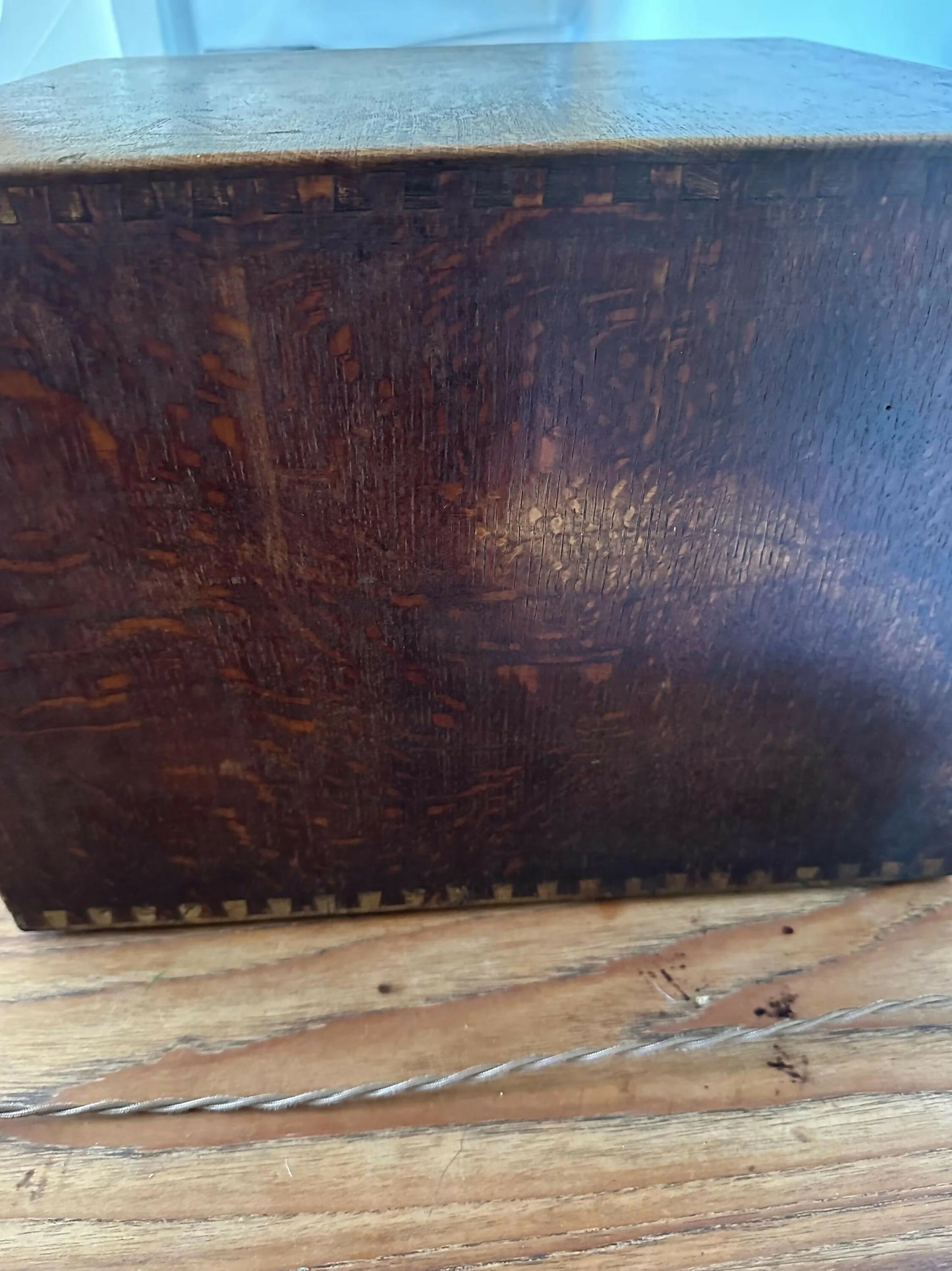 Antique Oak Drawers Haberdashery Index File Cabinet Drawers