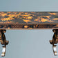 A Regency Style Black Lacquered Centre Table