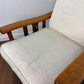 Vintage Oak Reclining Armchair