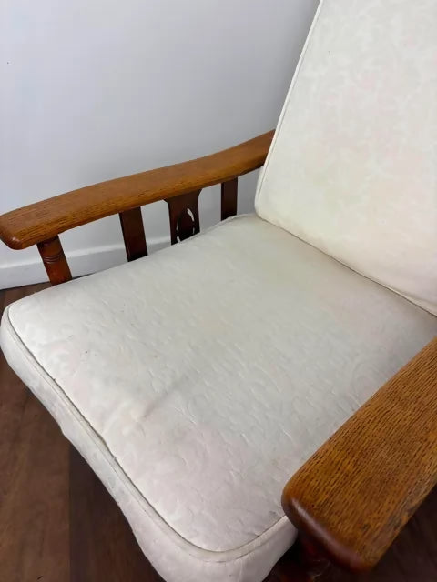 Vintage Oak Reclining Armchair