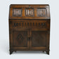 Vintage Oak Writing Bureau With Fitted Interior Micro Office FREE UK Delivery