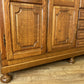 Wardrobe Vintage French Style Five Door Oak Carved Armoire Cabinet LOT 6129