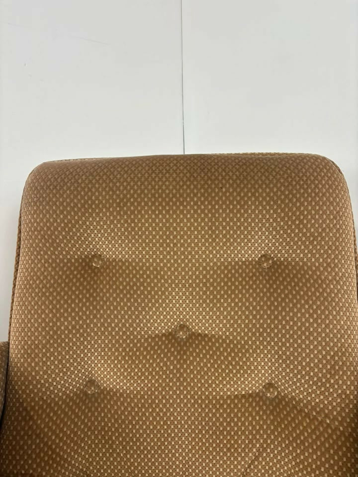 Vintage Upholstered Revolving Office Chair
