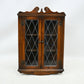 Old Charm Hanging Corner Display Cabinet Leaded Glass Tudor Brown FREE Delivery* SBR9863/0312D