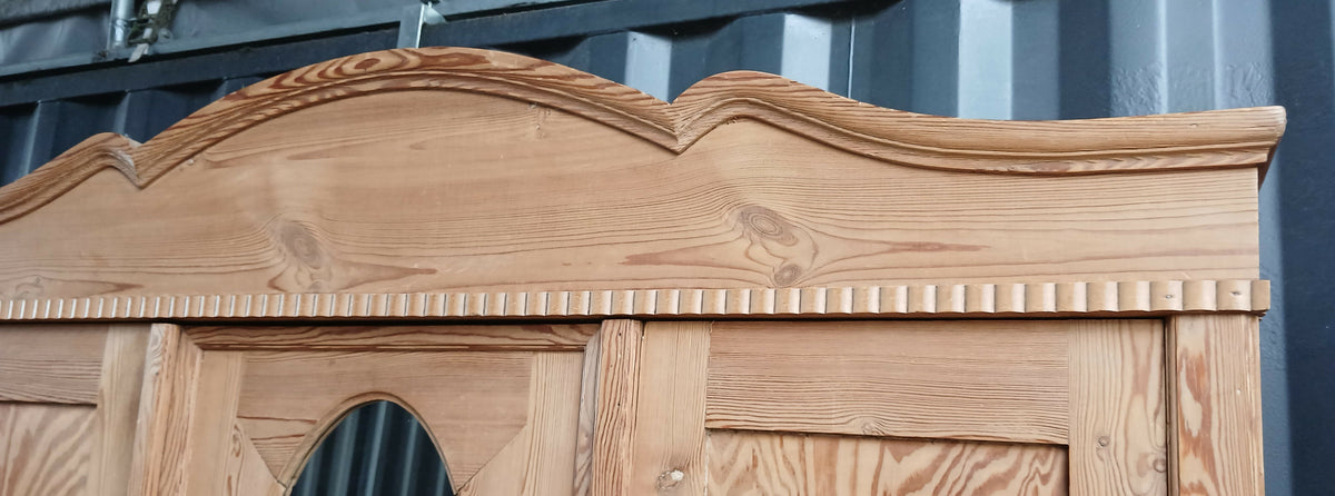 Antique Continental Pine Wardrobe