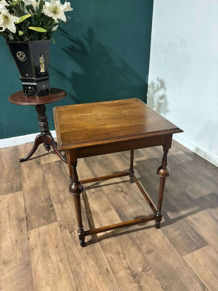 Early 20th Century  Oak Window Table8