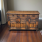 Good Quality Oak Carved Sideboard Cabinet