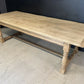 Large and Deep Oak Farmhouse Dining Table