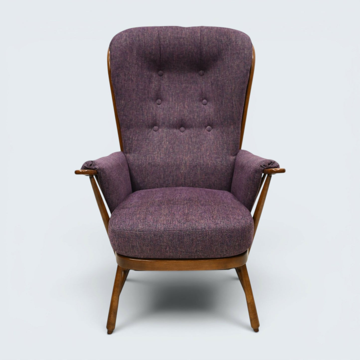 Ercol Evergreen Easy Chair Armchair Golden Dawn New Webbing EXC FREE UK Delivery