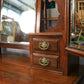 Antique Dressing Table Edwardian Mahogany Triple Mirror 1910