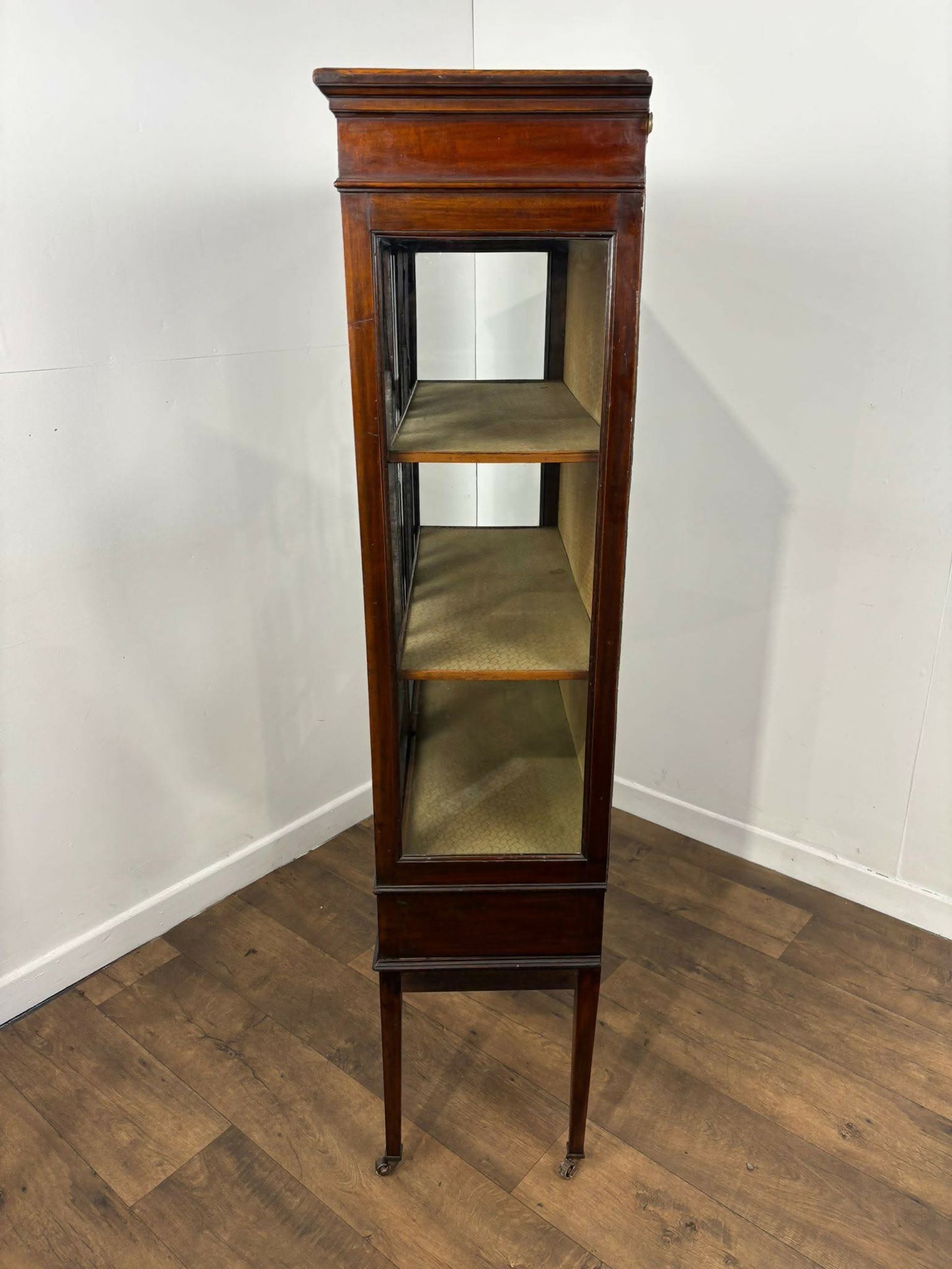 Edwardian Mahogany Inlaid Display Cabinet