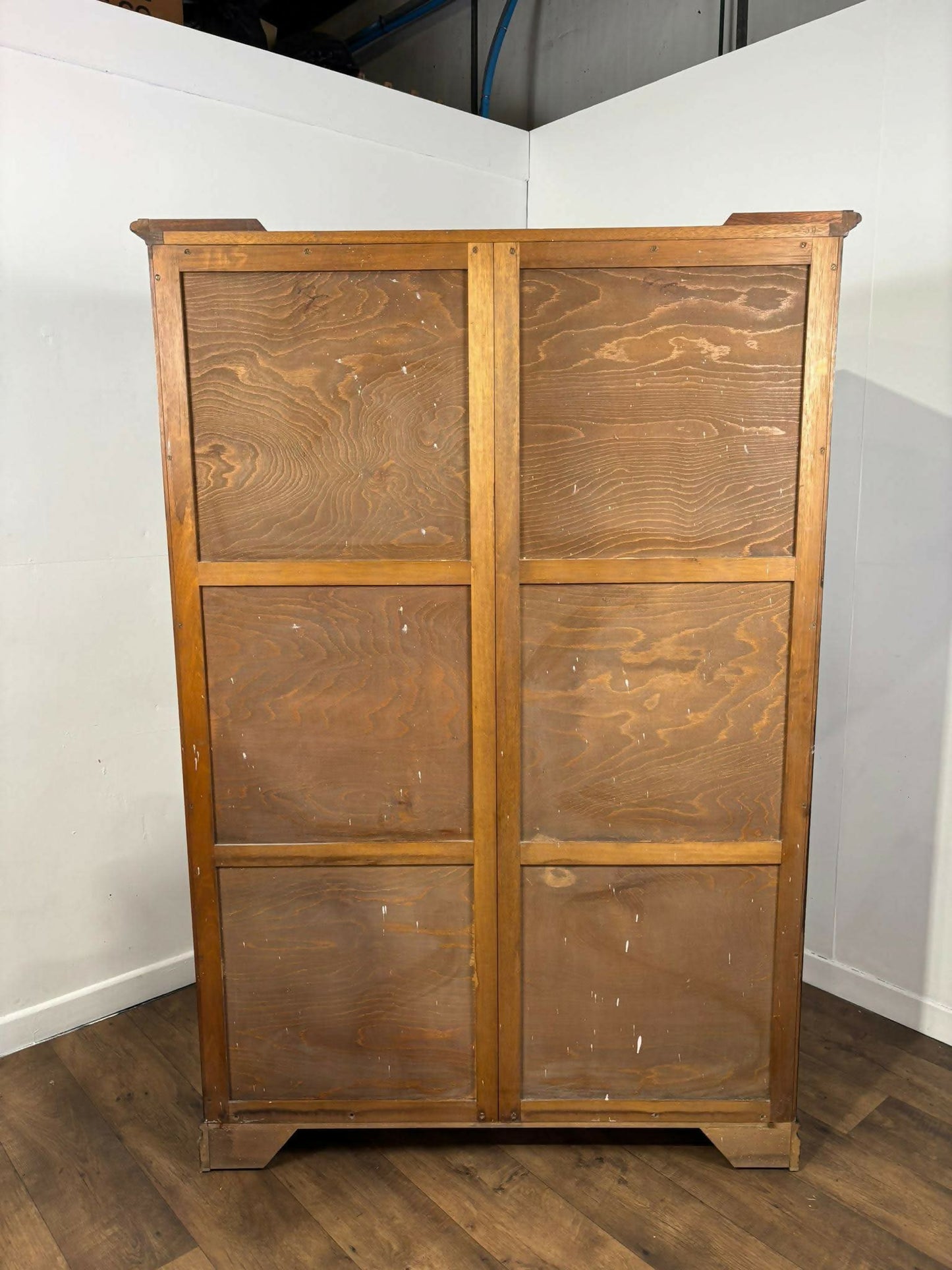 Vintage Oak Priory Style Double Wardrobe