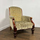 Victorian Mahogany Framed Fireside Armchair