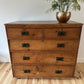 Antique Victorian Pine Chest of Drawers Rustic Solid Pitch Pine