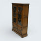 Old Charm Small Bookcase Display Cabinet 2 Shelves Light Oak FREE* UK Delivery