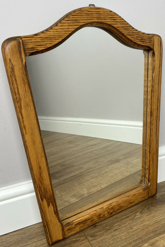 Mirror Vintage French Oak Wall Mirror Decorative Frame Hall Bedroom LOT 6275