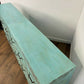 Vintage Indian Reclaimed Rustic Sideboard With 18 Drawers - In Duck Egg Blue