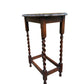 Antique Oak Barley Twist side table
